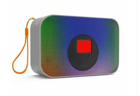 FTI FLEXI-TECH INDUSTRIES CY 611 Bluetooth Speaker 5W Output – Small Size, Big Sound | Portable Wireless Speaker with Deep Bass, Bluetooth 5.0, TF Card & USB Support, Long Battery Life – Red