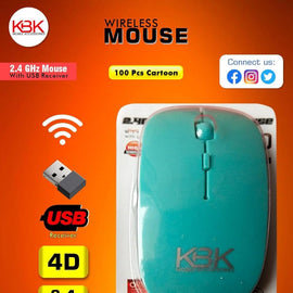 FTI FLEXI-TECH INDUSTRIES Wireless Mouse 2.4GHz – High Precision Optical Mouse with USB Nano Receiver | Ergonomic, Silent Click, Long Battery Life | Compatible with PC, Mac, Laptop & Smart TV (White)