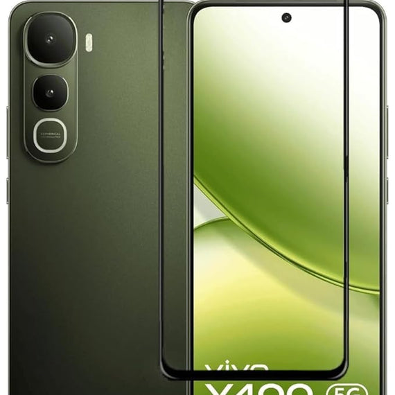 FTI FLEXI-TECH INDUSTRIES Tempered Glass Screen Protector for Vivo Y400 5G | 9H Hardness | HD Clear | Bubble Free | Scratch Resistant | Oleophobic Coating