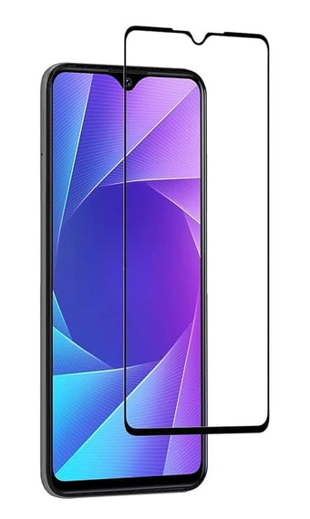 FTI FLEXI-TECH INDUSTRIES Premium Tempered Glass Compatible For VIVO-Y91 Edge to Edge With Micro Fibre Cloth, Wet Wipe Dry for Clean