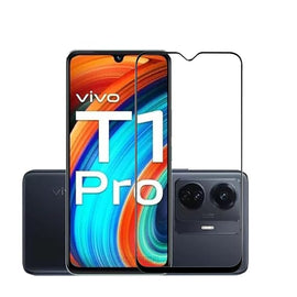 FTI FLEXI-TECH INDUSTRIES Premium Tempered Glass Compatible For VIVO-Y71-T Edge to Edge With Micro Fibre Cloth, Wet Wipe Dry for Clean