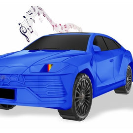 FTI FLEXI-TECH INDUSTRIES Car-Shaped Bluetooth Speaker 5W Portable Wireless Speaker | Bluetooth, USB, FM & SD Card Support | Type-C Fast Charging | Stereo Sound | Compact Travel Speaker