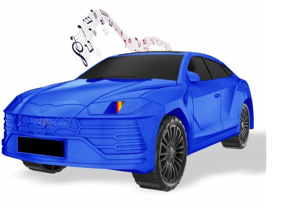 FTI FLEXI-TECH INDUSTRIES Car-Shaped Bluetooth Speaker 5W Portable Wireless Speaker | Bluetooth, USB, FM & SD Card Support | Type-C Fast Charging | Stereo Sound | Compact Travel Speaker