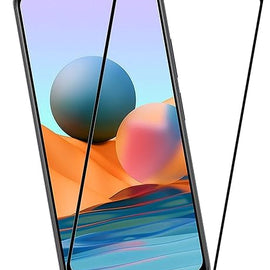 FTI FLEXI-TECH INDUSTRIES Premium Tempered Glass Compatible For VIVO-Y-92REDMI-NOTE-10S Edge to Edge With Micro Fibre Cloth, Wet Wipe Dry for Clen