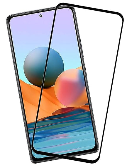 FTI FLEXI-TECH INDUSTRIES Premium Tempered Glass Compatible For VIVO-Y-92REDMI-NOTE-10S Edge to Edge With Micro Fibre Cloth, Wet Wipe Dry for Clen